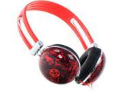 Moki Red ACCHPDRD Dome Headphones Red