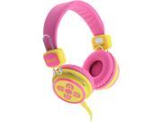 Moki Pink and Yellow ACC HPKSPY Kid Safe Volume Limited Headphones