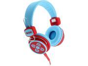 Moki Blue and Red ACC HPKSBR Kid Safe Volume Limited Headphones