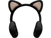 Emio Black 231 Harvest Moon Cat Wired Headphones