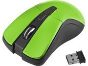 Insten 2018518 Green RF Wireless Optical Mouse