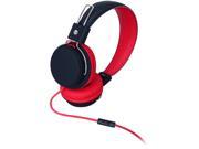 MQbix Black MQHT570BLK Earfoam Layers High Performance Headphones with Mic