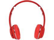 2Boom Red HPBT345R Thunder Bluetooth Over ear Headphones With Microphone