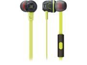Phiaton Green C450S GREEN Extreme Bass Boosting In Ear Headphones with Microphone