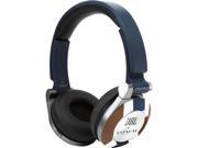 JBL Coach E40BTVSCOACH Limited Edition On Ear Bluetooth Headphones Navy Blue Brown