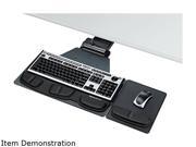 Fellowes 8035901 Professional Corner Executive Keyboard Tray 19 x 14 3 4 Black