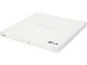 LG External CD DVD Rewriter With M Disc Mac Surface Support White model GP65NW60