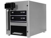VINPOWER Silver 1 to 2 THE CUBE Automated Blu ray DVD CD Duplicator 2 Drive 25 Disc Capacity Model CUB25 S2T BD