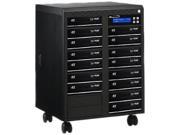 VINPOWER 1 to 15 Econ Series Blu ray DVD CD Duplicator Tower with 500GB Hard Drive Model Econ S15T BD BK