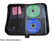 TekNmotion TM CD64B1 64 CD DVD Black on Black Carry Case