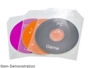 TekNmotion TM CLS200 200 Single Disc Clear Plastic Sleeves