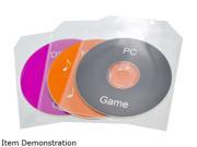 TekNmotion TM-CLS1000 1000 Single CD/DVD Clear Plastic Sleeves TekNmotion TM-CLS1000 1000 Single CD/DVD Clear Plastic Sleeves