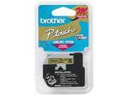 Brother P Touch M831 M Series Tape Cartridge for P Touch Labelers 1 2w Black on Gold