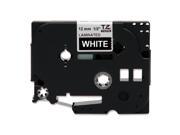 Brother TZE 335 TZ Label Tape Cartridge 0.50 x 26.20 ft 1 Each White