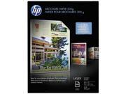 HP Q6608A Brochure Flyer Paper Letter 8.50 x 11 Glossy Smooth 97 Brightness 100 Pack White