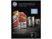 HP Q6612A Brochure Flyer Paper For Laser Print Letter 8.50 x 11 Smooth Glossy 97 Brightness 150 Pack White