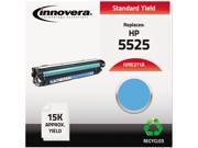 Innovera IVRE271A Compatible Remanufactured CE271A (5525) Toner, Cyan Innovera IVRE271A Compatible Remanufactured CE271A (5525) Toner, Cyan