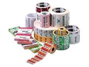 Zebra 83258 Label Paper 1.50 Width x 1 Length 1 Core Thermal Transfer White 1 Roll