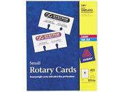 Avery 5385 Laser Inkjet Rotary Cards 2 1 6 x 4 8 Cards Sheet 400 Cards Box