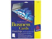 Avery 5881 Laser Business Cards 2 x 3 1 2 White Uncoated 8 Sheet 160 Pack