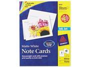 Note Cards for Inkjet Printers 4 1 4 x 5 1 2 Matte White 60 Pack w Envelopes