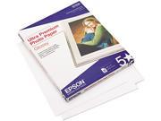 Epson S042175 Ultra Premium Glossy Photo Paper 79 lbs. 8 1 2 x 11 50 Sheets Pack