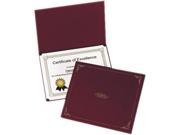 Oxford 29900 585BGD Certificate Holder 12 1 2 x 9 3 4 Burgundy 5 Pack