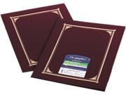 Geographics 45333 Certificate Document Cover 12 1 2 x 9 3 4 Burgundy 6 Pack