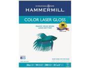 Hammermill Color Laser Gloss Paper 94 Brightness 32lb 8 1 2 x 11 White 300 Sheets Pack