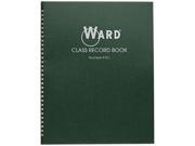 Ward 910L Class Record Book 38 Students 9 10 Week Grading 11 x 8 1 2 Green