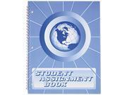 Ward SA 98 Student Assignment Book 40 Weeks 11 x 8 1 2 Laminated Cover