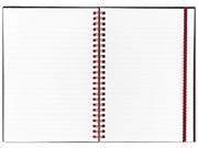 Black n Red C67009 Poly Twinwire Notebook Margin Rule 5 7 8 x 8 1 4 White 70 Sheets Pad