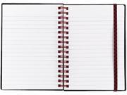 Black n Red F67010 Poly Twinwire Notebook Ruled 5 7 8 x 4 1 8 White 70 Sheets Pad