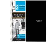 Mead 06210 Five Star 3 Subject Notebook 150 Sheets 11 x 8.50 1Each White Paper