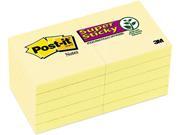 Post it Notes Super Sticky 622 10SSCY Super Sticky Notes 2 x 2 Canary Yellow 10 90 Sheet Pads Pack