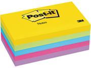 Post it Notes 655 5UC Ultra Color Notes 3 x 5 Five Colors 5 100 Sheet Pads Pack