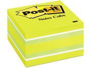 Post it Notes 2056 RC Cube 3 x 3 Ribbon Candy 470 Sheets