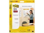 Post it Easel Pads 566 Self Stick Wall Easel Pad Blank 20 x 23 White 4 20 Sheet Pads Carton