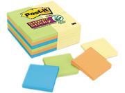 Post it Notes Super Sticky 654 24SSCYN Office Pack 3 x 3 Four Colors 24 90 Sheet Pads Pack