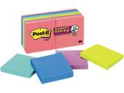 Post it Notes Super Sticky 654 12SSUC Super Sticky Notes 3 x 3 Five Jewel Pop Colors 12 90 Sheet Pads Pack