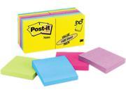 Post it Notes 654 14AU Ultra Color Notes 3 x 3 Five Colors 14 100 Sheet Pads Pack