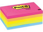 Post it Notes 655 5PK Original Pads in Neon Colors 3 x 5 Five Neon Colors 5 100 Sheet Pads Pack
