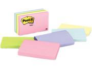 Post it Notes 655 AST Original Pads in Pastel Colors 3 x 5 Five Pastel Colors 5 100 Sheet Pads Pack