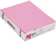 Mohawk Brite Hue Multipurpose Colored Paper 20lb 8 1 2 x 11 Ultra Pink 500 Shts Rm