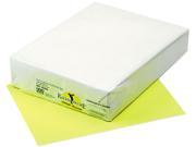 Pacon Kaleidoscope Multipurpose Colored Paper 24lb 8 1 2 x 11 Hyper Yellow 500 Rm