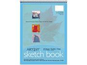 Pacon 103207 Artist s Sketch Book Unruled 80lb 9 x 12 White 30 Sheets Pad