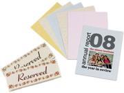 Pacon 101235 Array Card Stock 65 lbs. Letter Assorted Parchment Colors 100 Sheets Pack