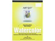 Pacon 4910 Artist Watercolor Paper Pad 9 x 12 White 12 Sheets Pad