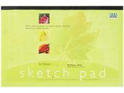Pacon 4747 Art1st Sketch Pad 18 x 12 White 50 Sheets Pad