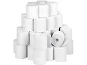 PM Company Paper Rolls One Ply Teller Window Financial 3 x 150 ft White 50 Carton
